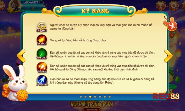 bắn cá VIP Red88 Tính năng hiện đại trong bắn cá VIP Red88