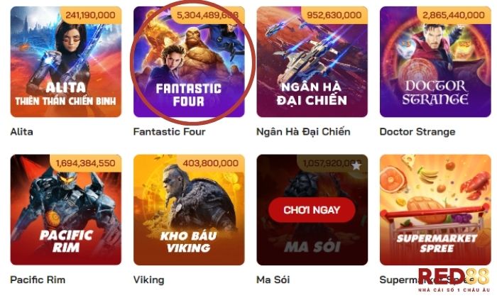 Fantastic Four Red88 Hướng dẫn các bước tham gia Fantastic Four Red88