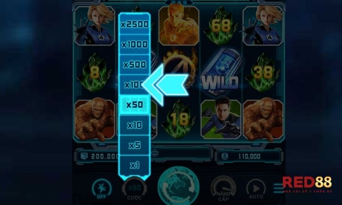 Fantastic Four Red88 Tính toán dòng cược để dễ trúng hũ