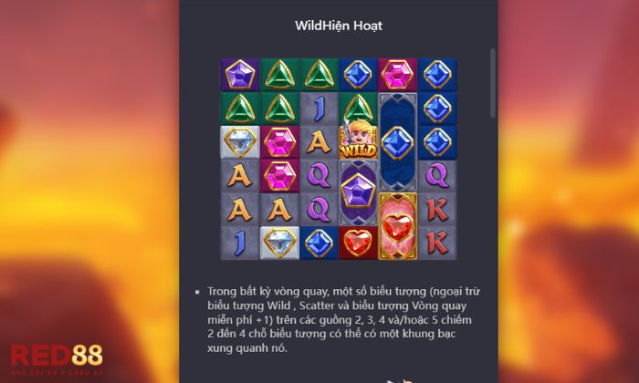 Gem Saviour Conquest Red88 Biểu tượng Wild