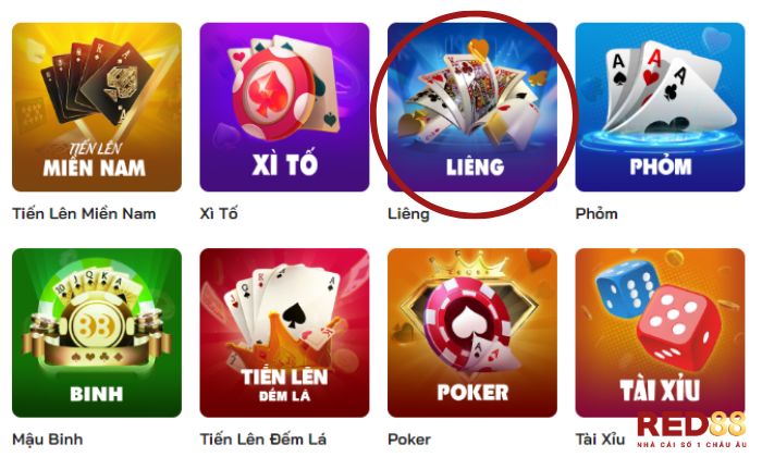 Liêng Red88 Game bài Liêng Red88 thu hút hàng trăm game thủ tham gia
