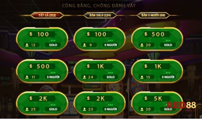 Liêng Red88 Anh em nên chọn những bàn chơi đông người