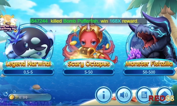 Lucky Fishing Red88 Hướng dẫn tham gia chơi Lucky Fishing Red88
