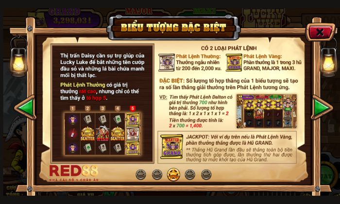 Lucky Luke Red88 Săn Phát lệnh để nhận thưởng