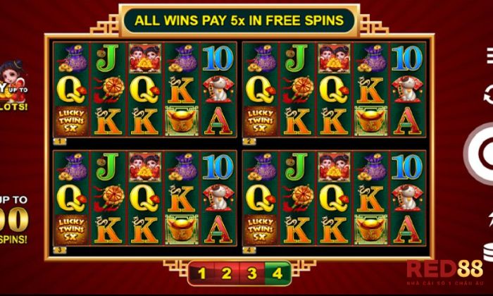 Hướng dẫn tân thủ cách chơi Lucky Twins tại Red88