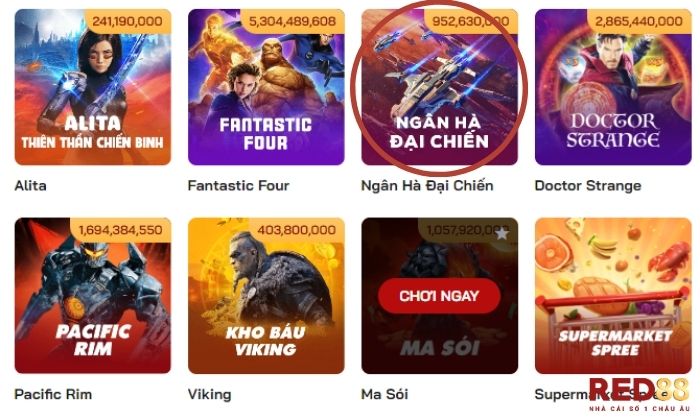 Ngân hà đại chiến Red88 Hướng dẫn các bước tham gia chơi Ngân hà đại chiến Red88
