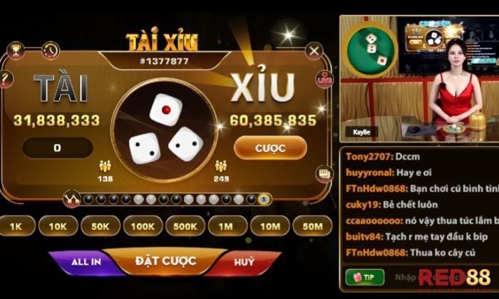Tài Xỉu Livestream Red88 Tất cả thông tin đều minh bạch, rõ ràng cho người chơi