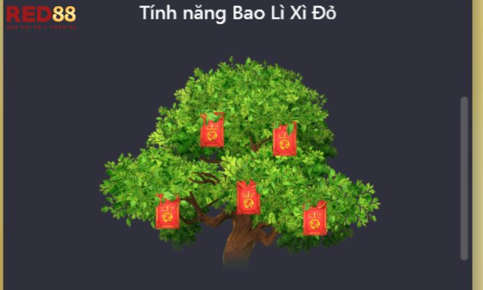 Tree of Fortune Red88 Tính năng Bao Lì Xì Đỏ