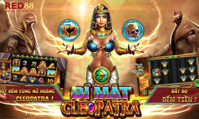 Bí Mật Cleopatra Red88 Hiệu ứng đồ họa tuyệt đẹp và âm thanh hấp dẫn