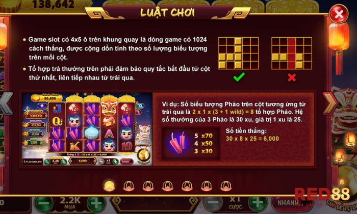 Bóc Bánh Hằng Nga Red88 Luật chơi game Bóc bánh chị hằng đơn giản, dễ hiểu