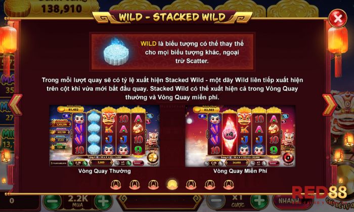 Bóc Bánh Hằng Nga Red88 Ý nghĩa biểu tượng trong game Bóc bánh chị Hằng