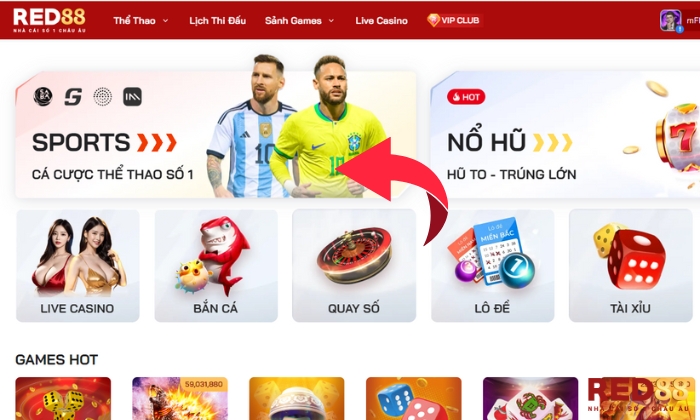 C Sports Red88 Cách tham gia cá cược tại sàn C Sports Red88