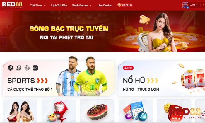 Tổng quan về cổng game Red88