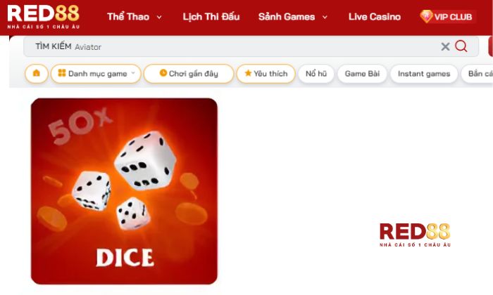 Dice Red88 Giới thiệu Red88