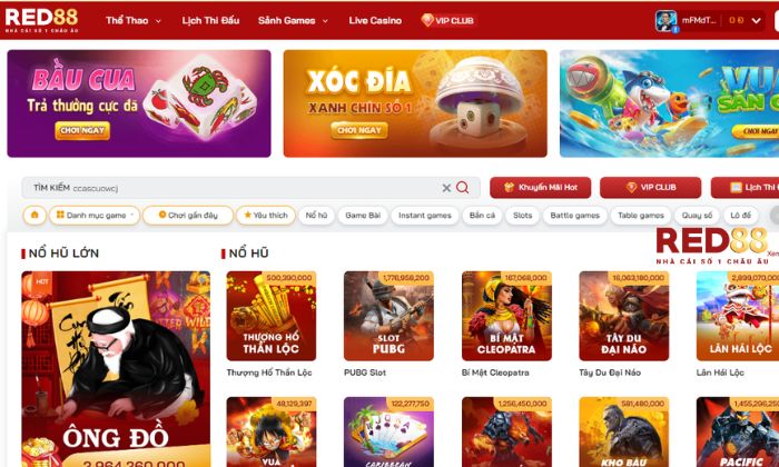 Cổng game trực tuyến Red88
