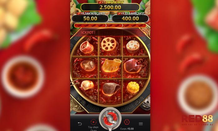 Hotpot Red88 Giao diện chơi Hotpot Red88