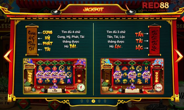 Cách để nhận được hũ Tài và hũ Lộc trong ông đồ Red88