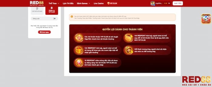 rút tiền Red88 Những trường hợp không rút được tiền tại Red88