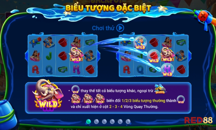 Songkran cuồng nhiệt Red88 Luật chơi của Songkran cuồng nhiệt Red88