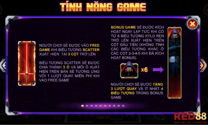 Starwar Red88 Luật chơi và cách chơi nổ hũ Starwar Red88