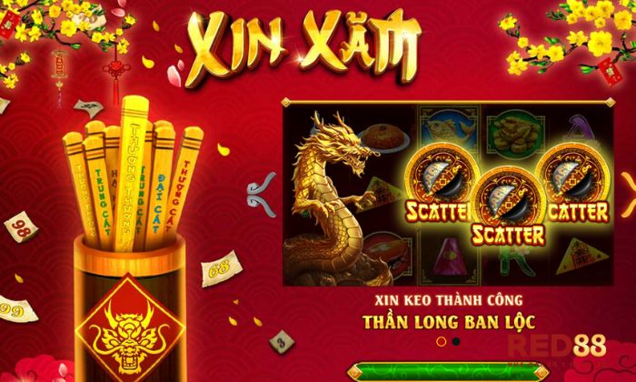 Xin Xăm Red88 Xin Xăm Red88 là trò chơi có cơ hội nhận thưởng lớn mà không cần nhiều vốn
